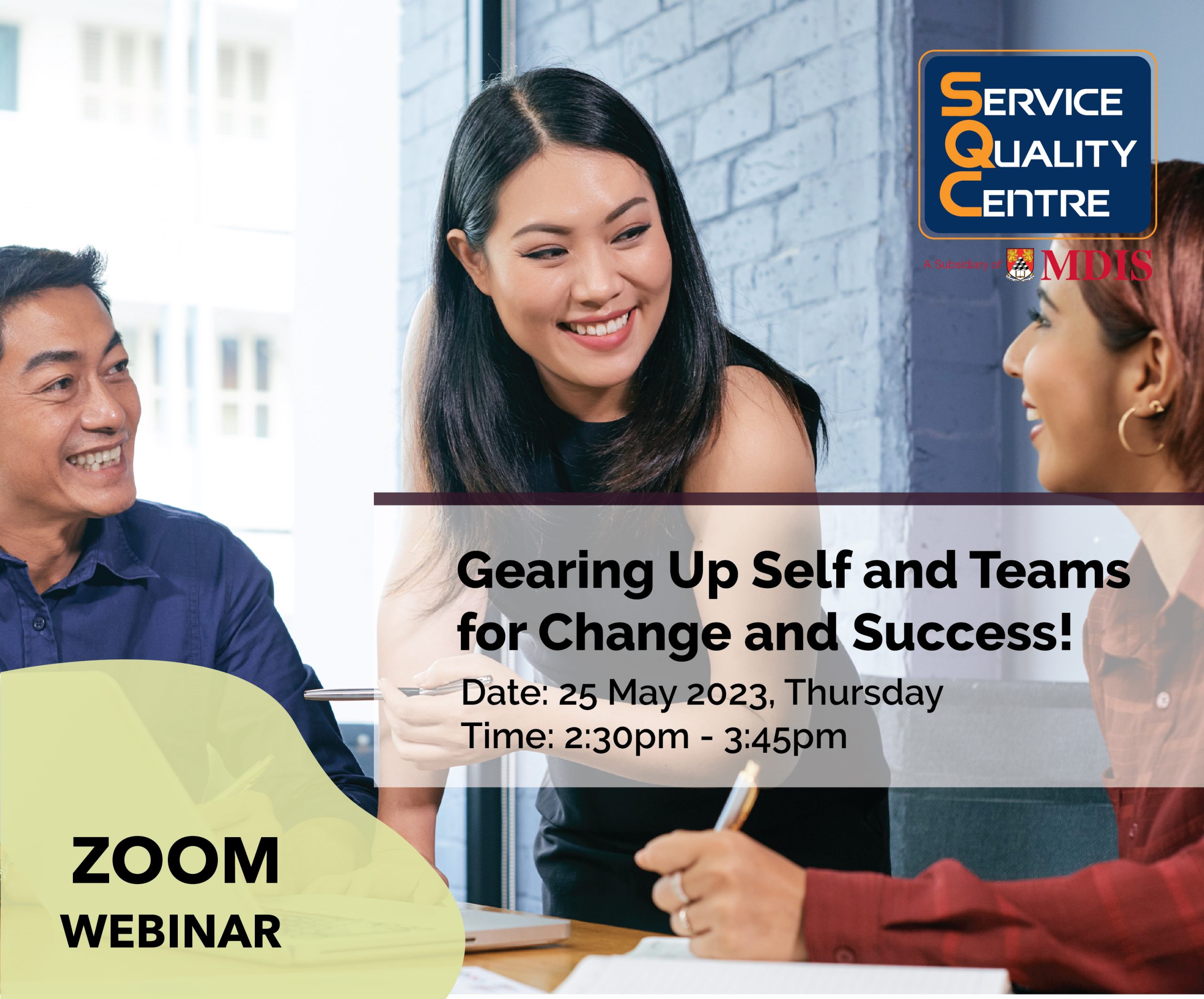 2023 (25 May) – Gearing Up Self and Teams for Change and Success!
